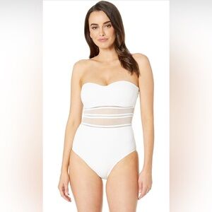 Jets by Jessika Allen Women's Aspire Bandeau One Piece Swimsuit